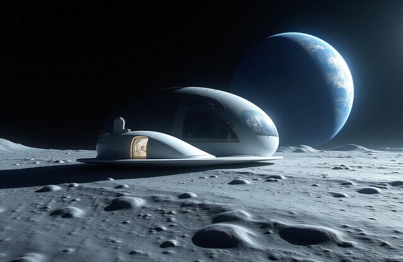 Lunar Base Alpha landscape
